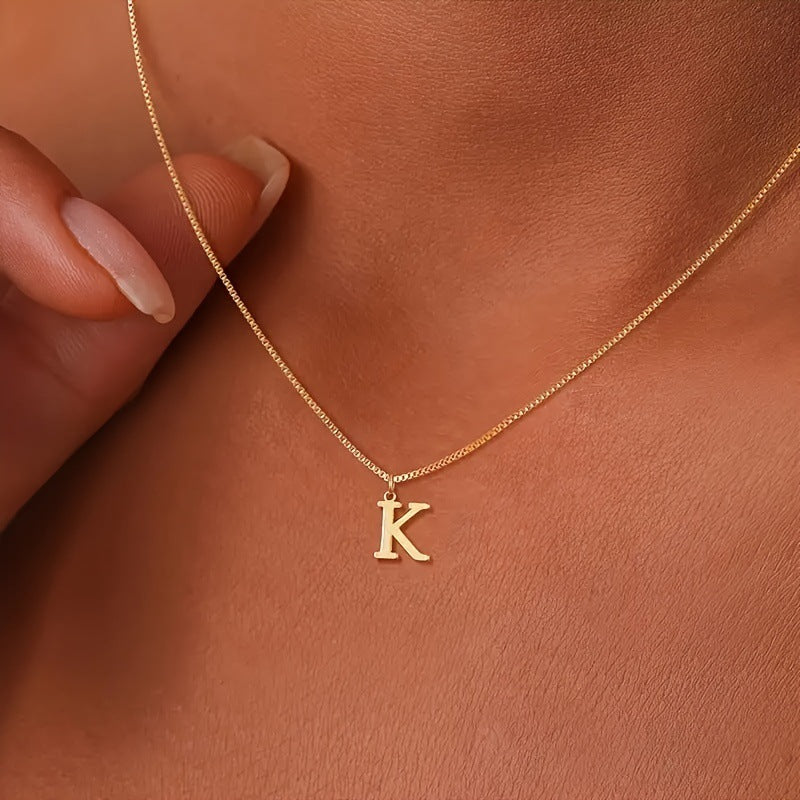 Gold Initial Necklace